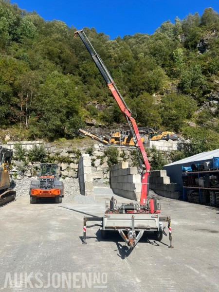 2008 Tysse tandemhenger med Fassi F22A.22 kran - klar til bruk, Nysertifisert! - Kraan: afbeelding 2 2008 Tysse tandemhenger med Fassi F22A.22 kran - klar til bruk, Nysertifisert! - Kraan: afbeelding 2