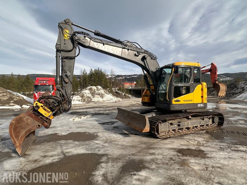 2008 Volvo ECR145C - Engcon tiltrotator - Puss og graveskuff. - Graafmachine: afbeelding 1 2008 Volvo ECR145C - Engcon tiltrotator - Puss og graveskuff. - Graafmachine: afbeelding 1