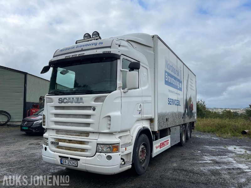2009 Scania 480 R-serie Topline Skapbil med full sideåpning og Zepro baklift - Bakwagen: afbeelding 1 2009 Scania 480 R-serie Topline Skapbil med full sideåpning og Zepro baklift - Bakwagen: afbeelding 1