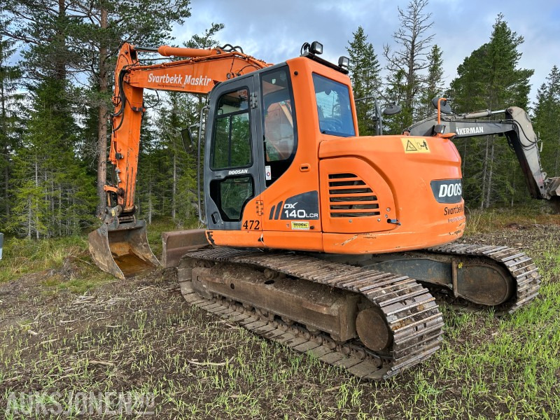 2011 Doosan DX140LCR gravemaskin - Rototilt- 2 skuffer - Graafmachine: afbeelding 4 2011 Doosan DX140LCR gravemaskin - Rototilt- 2 skuffer - Graafmachine: afbeelding 4