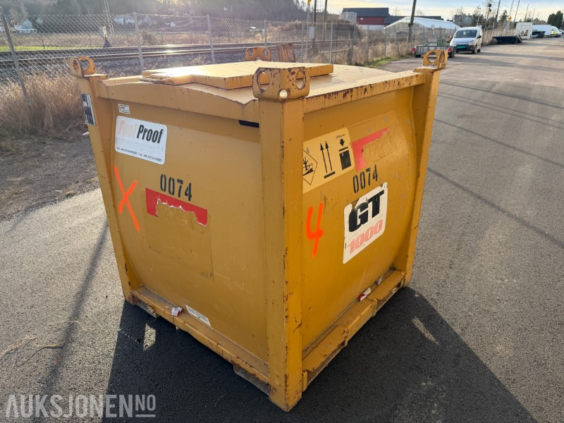 2011 Fuel Proof 1000L dieseltank m/ kran og koblinger - Bouwmaterieel: afbeelding 4 2011 Fuel Proof 1000L dieseltank m/ kran og koblinger - Bouwmaterieel: afbeelding 4