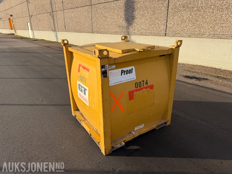 2011 Fuel Proof 1000L dieseltank m/ kran og koblinger - Bouwmaterieel: afbeelding 1 2011 Fuel Proof 1000L dieseltank m/ kran og koblinger - Bouwmaterieel: afbeelding 1