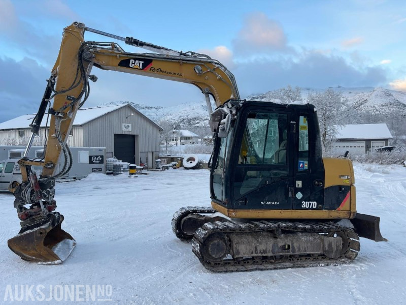 2012 Cat 307D Gravemaskin, Tiltrotator, S50, 8392 timer, sertifisert til Juli 2026 - Graafmachine: afbeelding 2 2012 Cat 307D Gravemaskin, Tiltrotator, S50, 8392 timer, sertifisert til Juli 2026 - Graafmachine: afbeelding 2