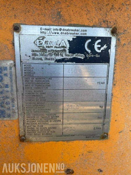 2012 Danda silence 450V Hydraulisk hammer - S90 - Bouwmaterieel: afbeelding 5 2012 Danda silence 450V Hydraulisk hammer - S90 - Bouwmaterieel: afbeelding 5