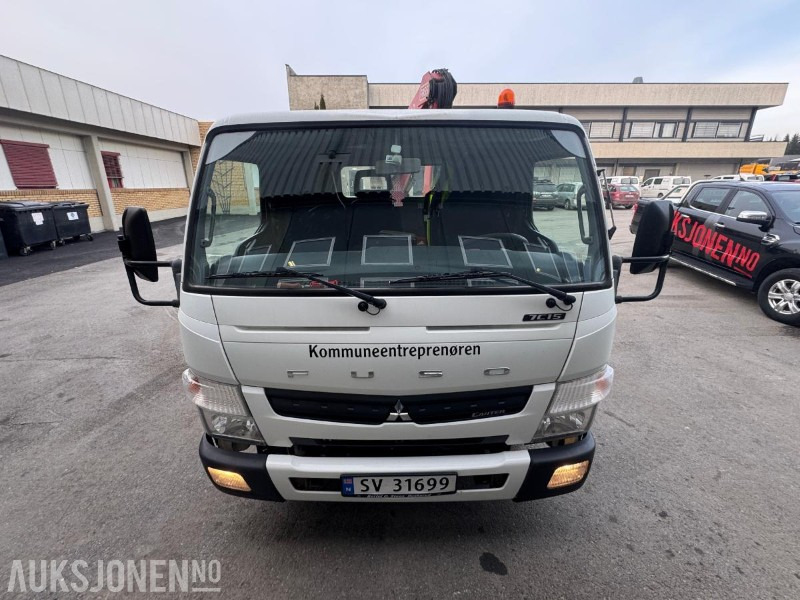 2012 Fuso Canter kranbil med plan - Kraanwagen: afbeelding 5 2012 Fuso Canter kranbil med plan - Kraanwagen: afbeelding 5