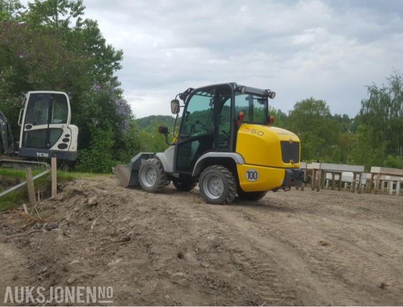 2012 KramerAllrad 350 Hjullaster - KUN 660 timer Mva-fri - Med original skuffe og pallegafler - Wiellader: afbeelding 3 2012 KramerAllrad 350 Hjullaster - KUN 660 timer Mva-fri - Med original skuffe og pallegafler - Wiellader: afbeelding 3