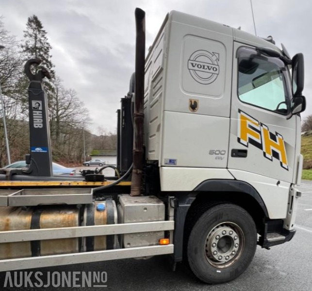 Haakarmsysteem vrachtwagen 2012 Volvo FH12 krokbil med Hiab krok og brøyteplate – 521 hk – EU-godkjent til 09/2026: afbeelding 17 Haakarmsysteem vrachtwagen 2012 Volvo FH12 krokbil med Hiab krok og brøyteplate – 521 hk – EU-godkjent til 09/2026: afbeelding 17
