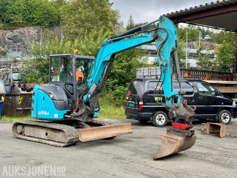 2013 Airman AX55U-6 Minigraver - Tiltrotator - Pusseskuffe - Godkjent til 08/25 - Timer: 10.372 - Minigraafmachine: afbeelding 2 2013 Airman AX55U-6 Minigraver - Tiltrotator - Pusseskuffe - Godkjent til 08/25 - Timer: 10.372 - Minigraafmachine: afbeelding 2