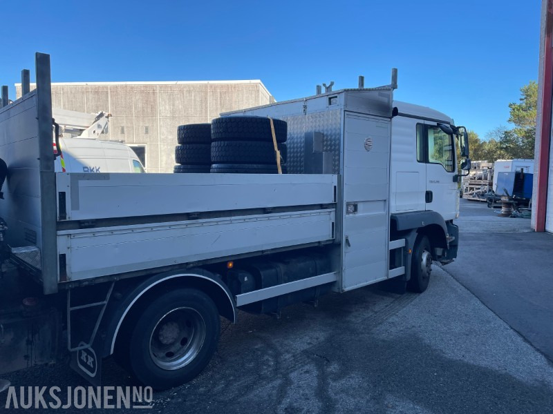 2013 MAN TGM 15.290 E- verkspåbygg med bakmontert kran og vinsj EU godkjent til 28.02.2026 110.980km - Vrachtwagen met open laadbak, Kraanwagen: afbeelding 5 2013 MAN TGM 15.290 E- verkspåbygg med bakmontert kran og vinsj EU godkjent til 28.02.2026 110.980km - Vrachtwagen met open laadbak, Kraanwagen: afbeelding 5