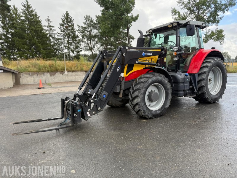 2013 Massey Ferguson 7616 M/ FRONTLASTER, PALLEGAFLER OG SKUFF - Tractor: afbeelding 1 2013 Massey Ferguson 7616 M/ FRONTLASTER, PALLEGAFLER OG SKUFF - Tractor: afbeelding 1