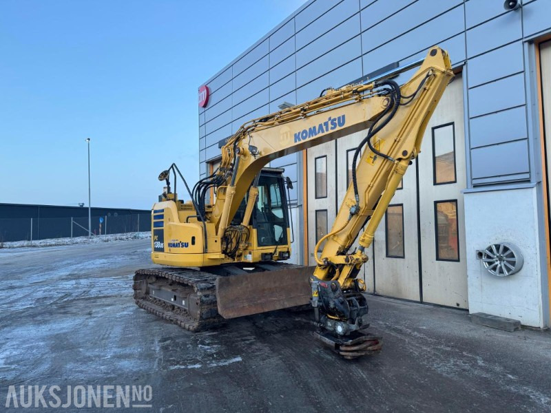 2014 Komatsu PC 138 US Gravemaskin med Oilquick og tiltrotator - Graafmachine: afbeelding 2 2014 Komatsu PC 138 US Gravemaskin med Oilquick og tiltrotator - Graafmachine: afbeelding 2