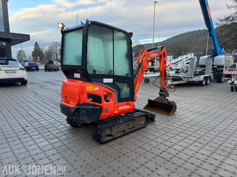 2014 Kubota KX019-4 minigraver - 4225 timer - Minigraafmachine: afbeelding 5 2014 Kubota KX019-4 minigraver - 4225 timer - Minigraafmachine: afbeelding 5