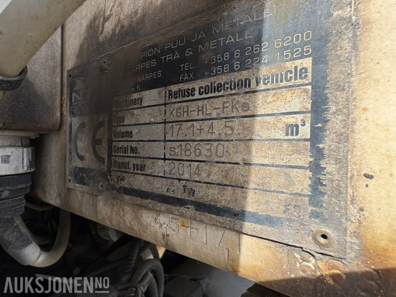2014 Volvo FM 420 renovasjonsbil med 2-kammers løsning - Vuilniswagen: afbeelding 5 2014 Volvo FM 420 renovasjonsbil med 2-kammers løsning - Vuilniswagen: afbeelding 5