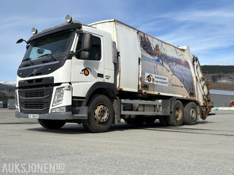 2014 Volvo FM 420 renovasjonsbil med 2-kammers løsning - Vuilniswagen: afbeelding 1 2014 Volvo FM 420 renovasjonsbil med 2-kammers løsning - Vuilniswagen: afbeelding 1