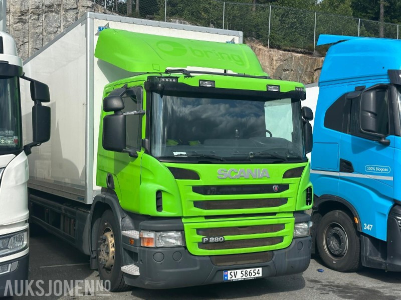 2015 Scania P-serie 280 4*2 - skapbil med løftelem og ryggekamera - Bakwagen: afbeelding 5 2015 Scania P-serie 280 4*2 - skapbil med løftelem og ryggekamera - Bakwagen: afbeelding 5