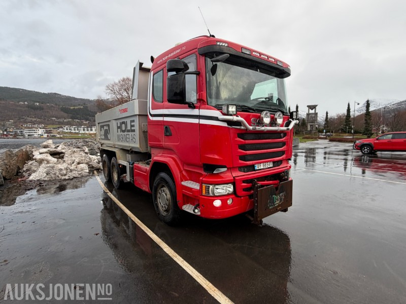 2015 Scania R520 6x4 Tandem - Navredukdjon - Brøyterigget tippbil m/ underliggende skjær - EU godkjent til oktober 2026 - Kipper vrachtwagen: afbeelding 3 2015 Scania R520 6x4 Tandem - Navredukdjon - Brøyterigget tippbil m/ underliggende skjær - EU godkjent til oktober 2026 - Kipper vrachtwagen: afbeelding 3
