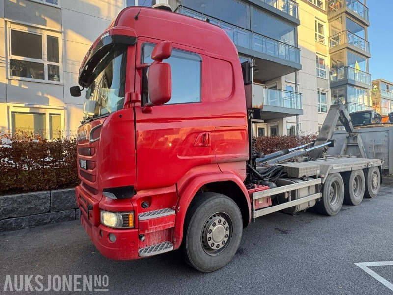 2015 Scania R580 8x4 tridem Krokbil / krokløft m/ JOAB 24t krok med knekk - Haakarmsysteem vrachtwagen: afbeelding 1 2015 Scania R580 8x4 tridem Krokbil / krokløft m/ JOAB 24t krok med knekk - Haakarmsysteem vrachtwagen: afbeelding 1