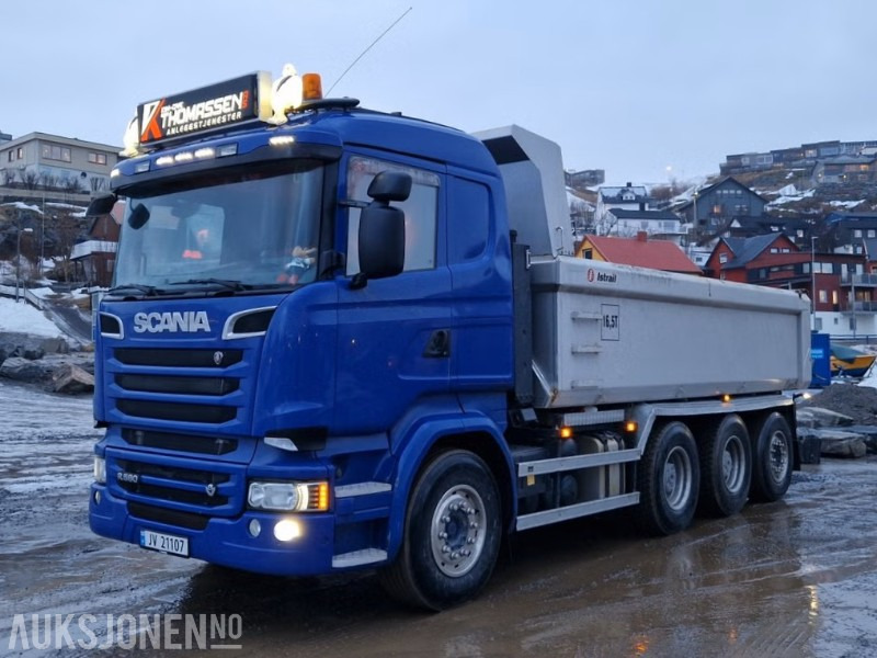 2015 Scania R580 Tippbil - Euro6 - 8X4 - 483 000km - Kipper vrachtwagen: afbeelding 1 2015 Scania R580 Tippbil - Euro6 - 8X4 - 483 000km - Kipper vrachtwagen: afbeelding 1