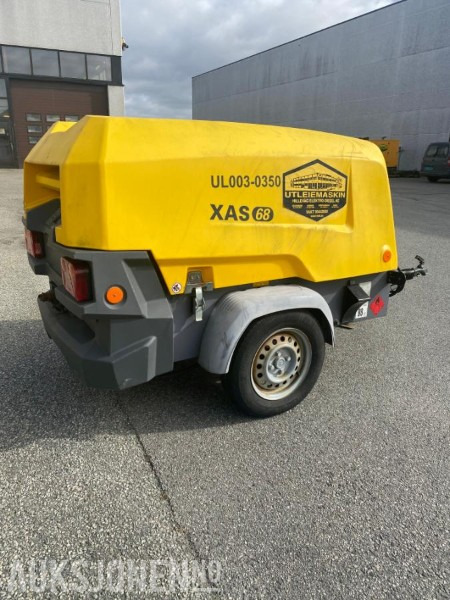 2016 Atlas Copco XAS 68KD luftkompressor - 1367 timer. - Boormachine: afbeelding 1 2016 Atlas Copco XAS 68KD luftkompressor - 1367 timer. - Boormachine: afbeelding 1