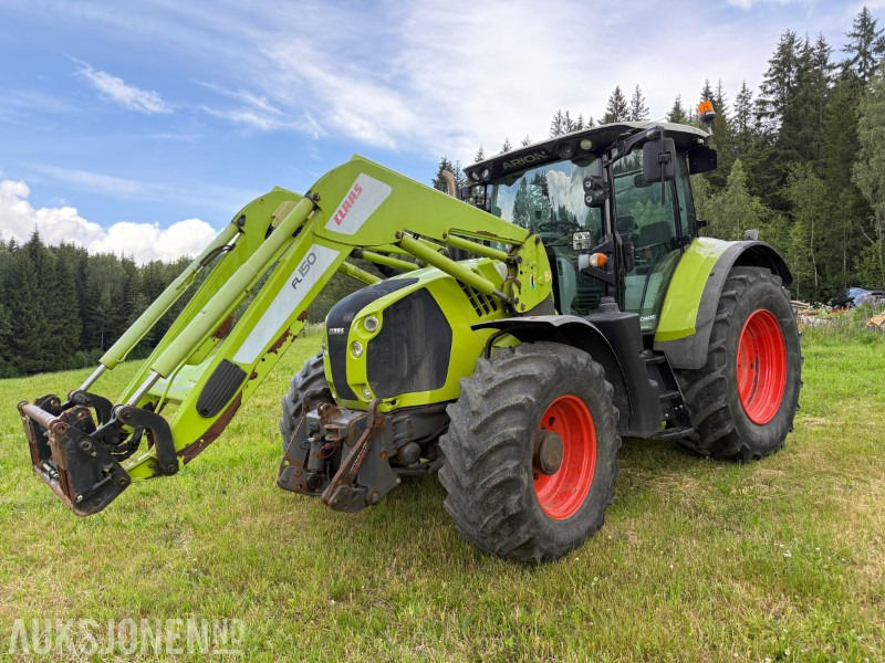 2016 Claas Arion 650 med frontlaster, lysrigg, 2-seter, 50 Km/t, stor service - Tractor: afbeelding 1 2016 Claas Arion 650 med frontlaster, lysrigg, 2-seter, 50 Km/t, stor service - Tractor: afbeelding 1