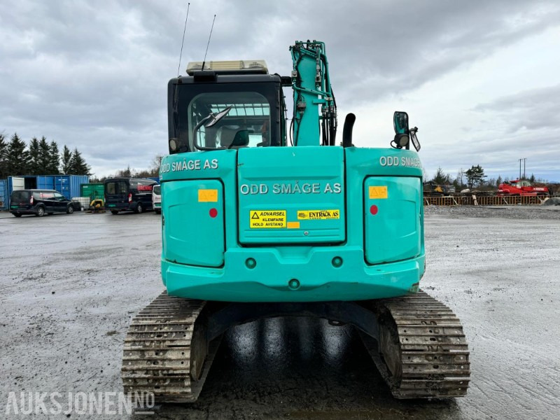 2016 Kobelco SK75SR-3E - 8 tonns gravemaskin - Tiltrotator - Pusskuffe - Bunkringspumpe - sentralsmøring - Sertifisert - Graafmachine: afbeelding 5 2016 Kobelco SK75SR-3E - 8 tonns gravemaskin - Tiltrotator - Pusskuffe - Bunkringspumpe - sentralsmøring - Sertifisert - Graafmachine: afbeelding 5