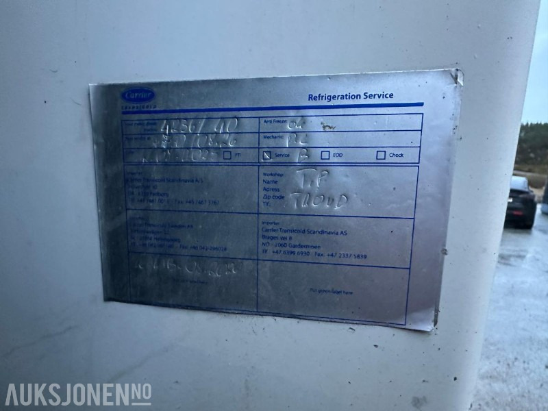 Leasing  2016 Scania P280 - skapbil // bussbygg skap // 2 soner carrier kjøleaggregat 2016 Scania P280 - skapbil // bussbygg skap // 2 soner carrier kjøleaggregat: afbeelding 23