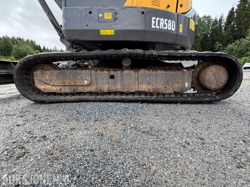 Graafmachine 2016 Volvo ecr58d beltegraver 4301t, tiltrotator, pusseskuff,steinskuff: afbeelding 10
