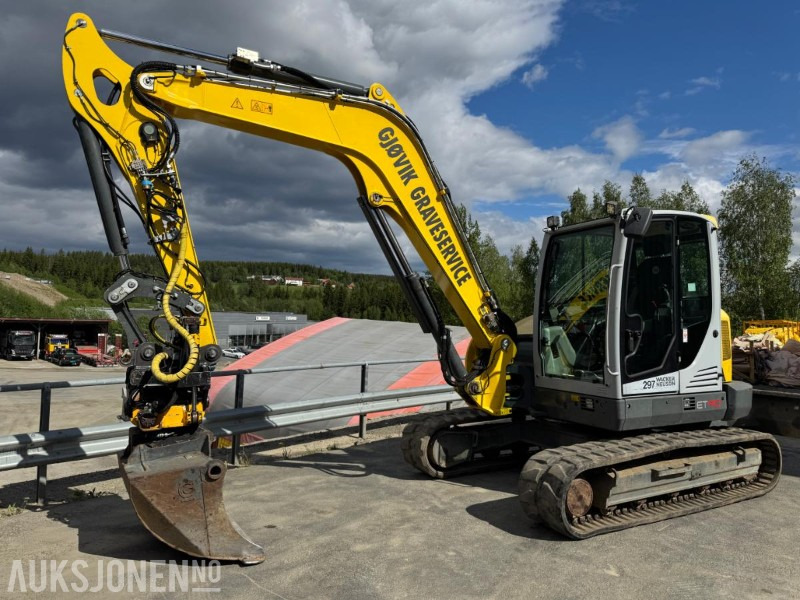 2016 Wacker Neuson ET 90 GRAVEMASKIN MED ROTOTILT, SENTRALSMØRING OG 3 SKUFFER - Graafmachine: afbeelding 1 2016 Wacker Neuson ET 90 GRAVEMASKIN MED ROTOTILT, SENTRALSMØRING OG 3 SKUFFER - Graafmachine: afbeelding 1