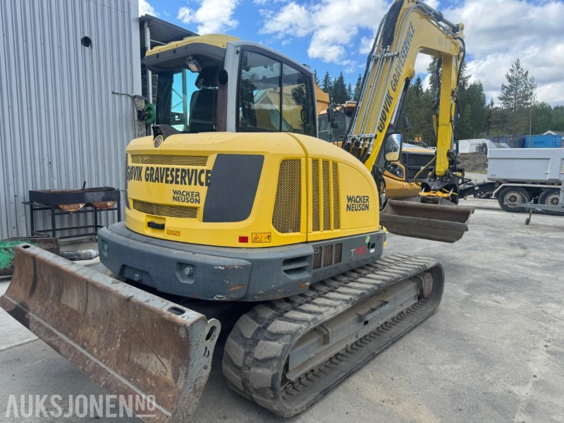 2016 Wacker Neuson ET 90 GRAVEMASKIN MED ROTOTILT, SENTRALSMØRING OG 3 SKUFFER - Graafmachine: afbeelding 3 2016 Wacker Neuson ET 90 GRAVEMASKIN MED ROTOTILT, SENTRALSMØRING OG 3 SKUFFER - Graafmachine: afbeelding 3