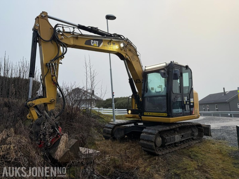 2017 Cat 307 E2 m/Tiltrotator, 3 skuffer og S50 - Graafmachine: afbeelding 1 2017 Cat 307 E2 m/Tiltrotator, 3 skuffer og S50 - Graafmachine: afbeelding 1