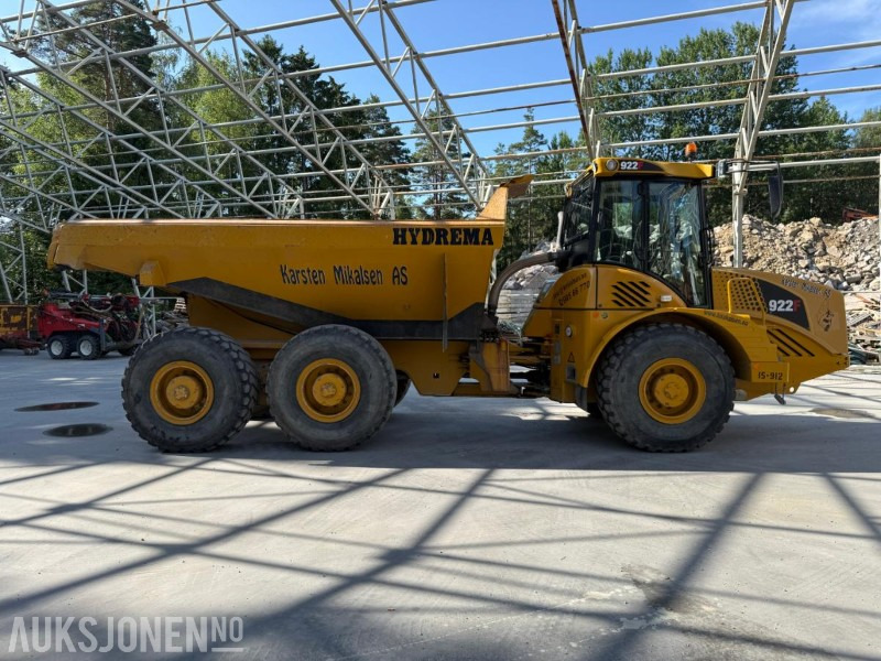 2017 Hydrema 922F 2.55 DUMPER SERVICEHISTORIKK LITE TIMER. - Kiepwagen: afbeelding 3 2017 Hydrema 922F 2.55 DUMPER SERVICEHISTORIKK LITE TIMER. - Kiepwagen: afbeelding 3