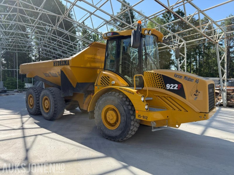 2017 Hydrema 922F 2.55 DUMPER SERVICEHISTORIKK LITE TIMER. - Kiepwagen: afbeelding 2 2017 Hydrema 922F 2.55 DUMPER SERVICEHISTORIKK LITE TIMER. - Kiepwagen: afbeelding 2