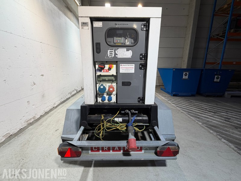 2017 SATEMA SDMO R44C3 40kVA 400V tilhengermontert strømaggregat - Bouwmaterieel: afbeelding 3 2017 SATEMA SDMO R44C3 40kVA 400V tilhengermontert strømaggregat - Bouwmaterieel: afbeelding 3