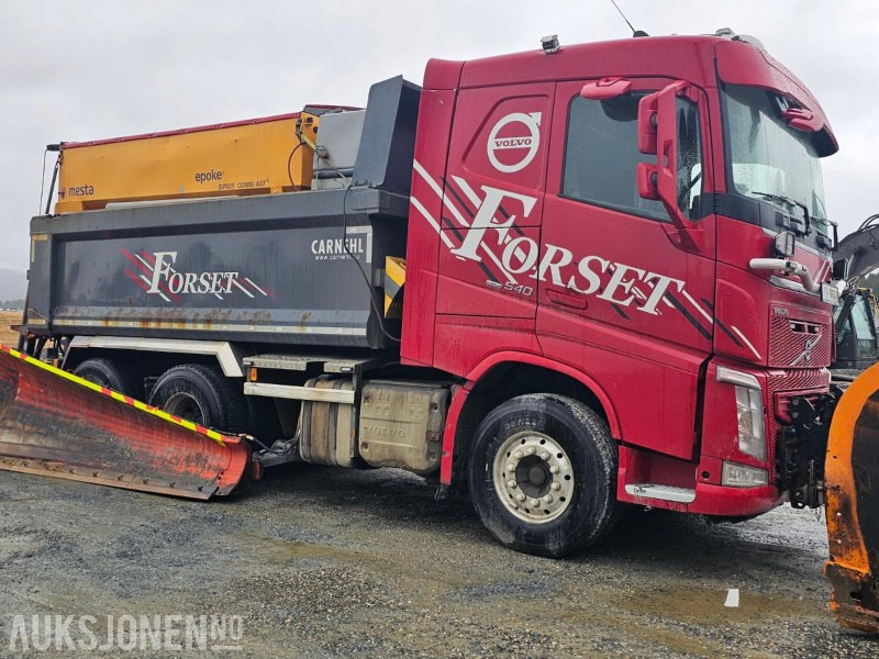 2017 Volvo FH 540 Tippbil med full brøytehydraulikk og planvibrator -Nye dekk for sesong(!!) - Kipper vrachtwagen: afbeelding 5 2017 Volvo FH 540 Tippbil med full brøytehydraulikk og planvibrator -Nye dekk for sesong(!!) - Kipper vrachtwagen: afbeelding 5