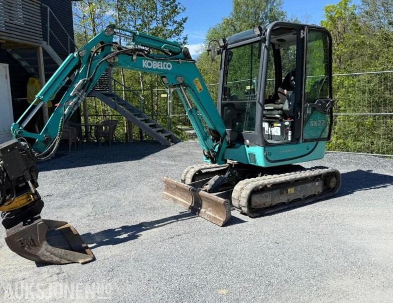 2018 Kobelco sk22 Minigraver med rotortilt - Minigraafmachine: afbeelding 1 2018 Kobelco sk22 Minigraver med rotortilt - Minigraafmachine: afbeelding 1