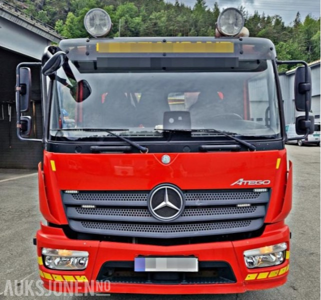 2018 Mercedes-Benz ATEGO med TEVOR PÅBYGG, Kjørebruer, Briller, Fjernkontroll, - Brandweerwagen: afbeelding 4 2018 Mercedes-Benz ATEGO med TEVOR PÅBYGG, Kjørebruer, Briller, Fjernkontroll, - Brandweerwagen: afbeelding 4