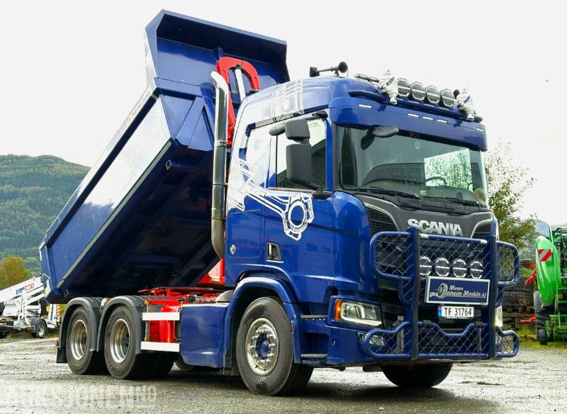 2018 Scania R650 kombibil 6X4 - tippbil og trekkvogn - meget godt utstyrt bil! - Kipper vrachtwagen: afbeelding 2 2018 Scania R650 kombibil 6X4 - tippbil og trekkvogn - meget godt utstyrt bil! - Kipper vrachtwagen: afbeelding 2