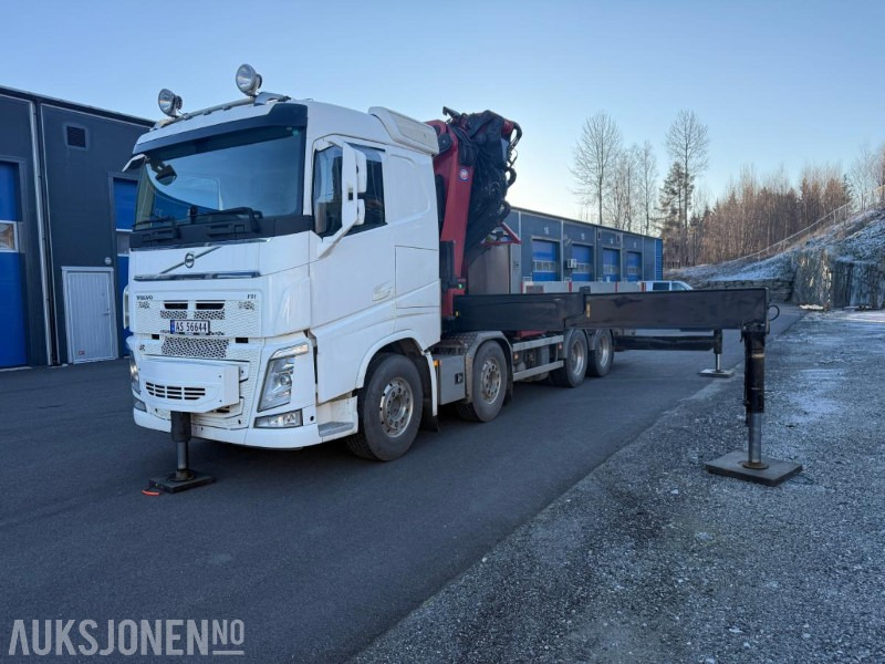Kraanwagen 2018 Volvo FH540 KRANBIL HMF8520 KRAN M/JIBB EURO 6 SERVICEHISTORIKK 551HK.: afbeelding 1