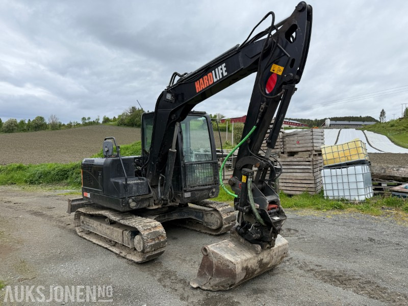2019 Hardlife HE80 beltegraver med 882 timer! - Tiltrotator - 2 skuffer - Graafmachine: afbeelding 2 2019 Hardlife HE80 beltegraver med 882 timer! - Tiltrotator - 2 skuffer - Graafmachine: afbeelding 2