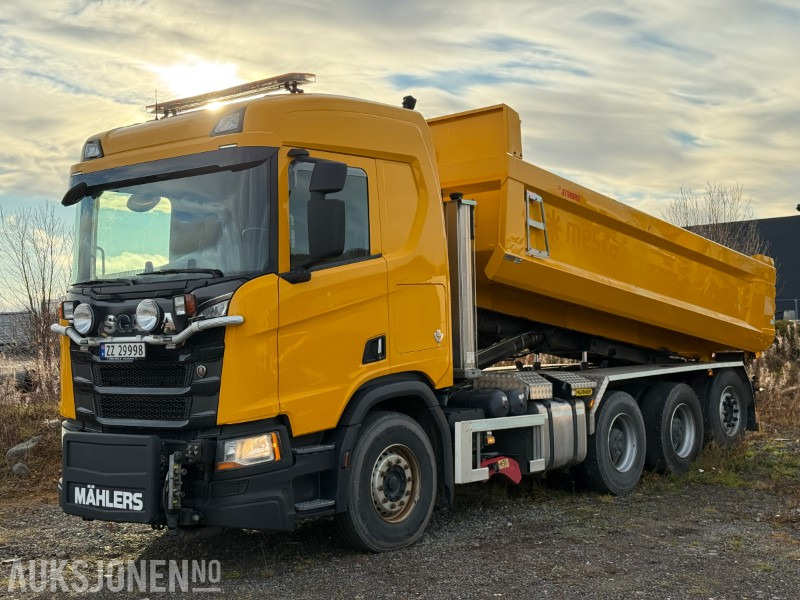 2019 Scania R580 8x4 - Krokbil - Brøyterigget - Underliggende skjær - Haakarmsysteem vrachtwagen: afbeelding 1 2019 Scania R580 8x4 - Krokbil - Brøyterigget - Underliggende skjær - Haakarmsysteem vrachtwagen: afbeelding 1