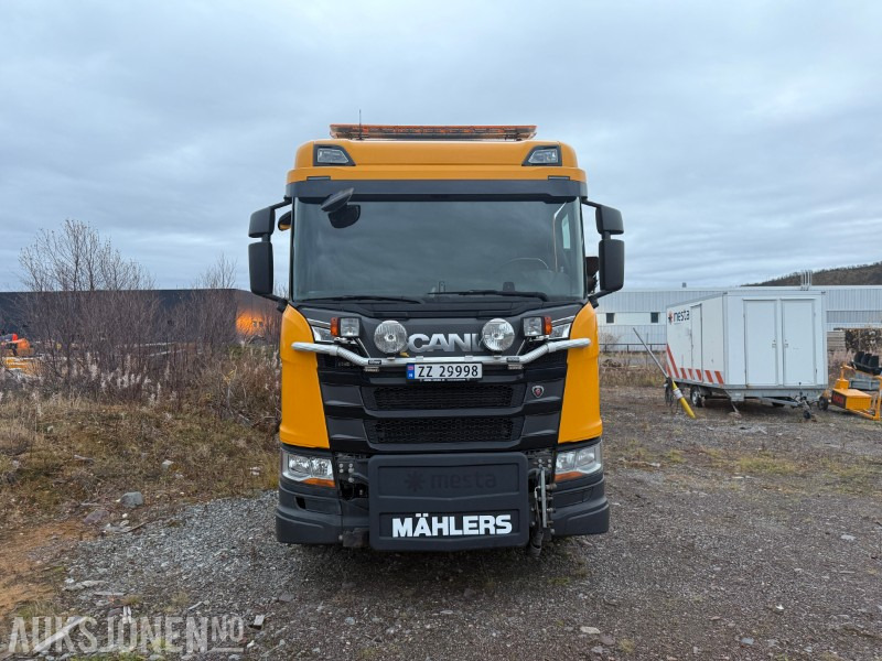 2019 Scania R580 8x4 - Krokbil - Brøyterigget - Underliggende skjær - Haakarmsysteem vrachtwagen: afbeelding 2 2019 Scania R580 8x4 - Krokbil - Brøyterigget - Underliggende skjær - Haakarmsysteem vrachtwagen: afbeelding 2