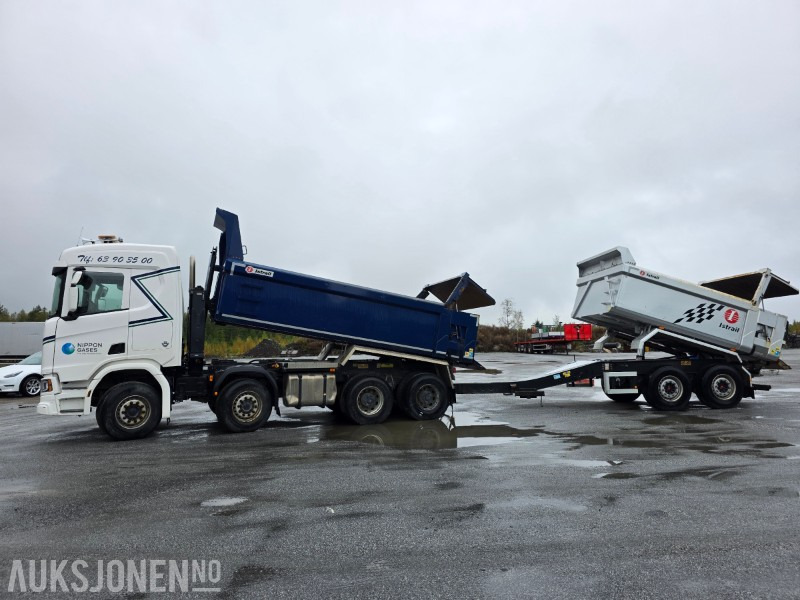 2019 Scania R650 8X4 tippbil med ISTRAIL henger Lav kilometer - Kipper vrachtwagen: afbeelding 4 2019 Scania R650 8X4 tippbil med ISTRAIL henger Lav kilometer - Kipper vrachtwagen: afbeelding 4