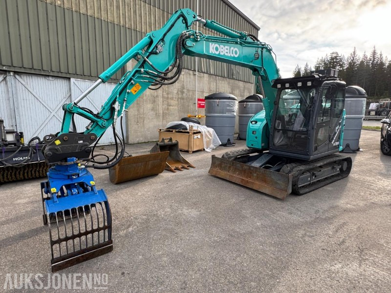 2020 Kobelco SK75SR-7 GRAVEMASKIN MED 2 SKUFFER OG SORTERINGSKLYPE - Graafmachine: afbeelding 3 2020 Kobelco SK75SR-7 GRAVEMASKIN MED 2 SKUFFER OG SORTERINGSKLYPE - Graafmachine: afbeelding 3