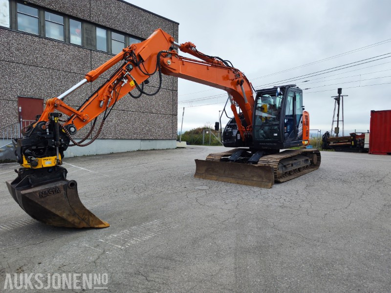 2021 Hitachi ZX135US-6 med 3D maskinstyring, tiltrotator og 3 skuffer - Graafmachine: afbeelding 2 2021 Hitachi ZX135US-6 med 3D maskinstyring, tiltrotator og 3 skuffer - Graafmachine: afbeelding 2
