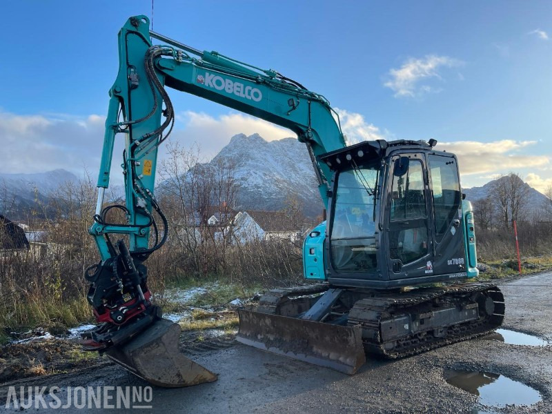 2021 Kobelco SK75SR-7 Gravemaskin med skjær, tiltrotator med gripekassett, nylig sertifisert, kun 2400 timer - Minigraafmachine: afbeelding 1 2021 Kobelco SK75SR-7 Gravemaskin med skjær, tiltrotator med gripekassett, nylig sertifisert, kun 2400 timer - Minigraafmachine: afbeelding 1