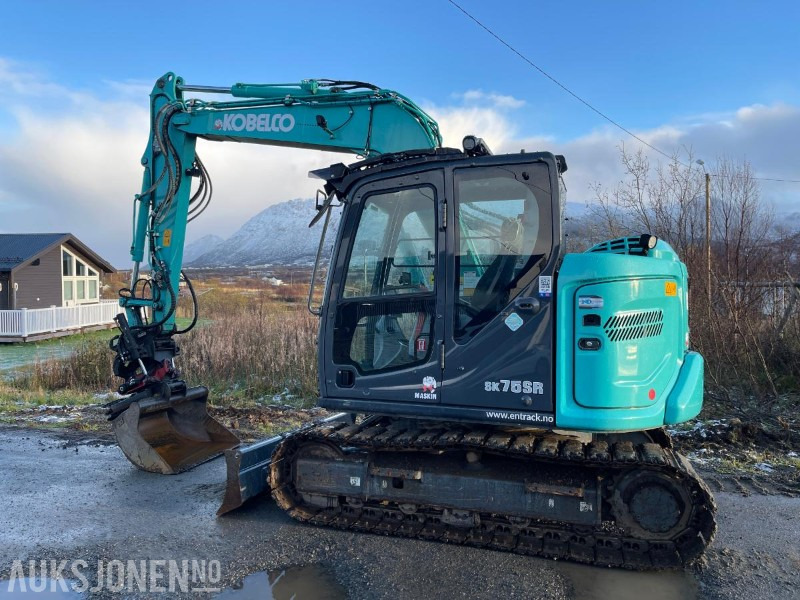 2021 Kobelco SK75SR-7 Gravemaskin med skjær, tiltrotator med gripekassett, nylig sertifisert, kun 2400 timer - Minigraafmachine: afbeelding 3 2021 Kobelco SK75SR-7 Gravemaskin med skjær, tiltrotator med gripekassett, nylig sertifisert, kun 2400 timer - Minigraafmachine: afbeelding 3