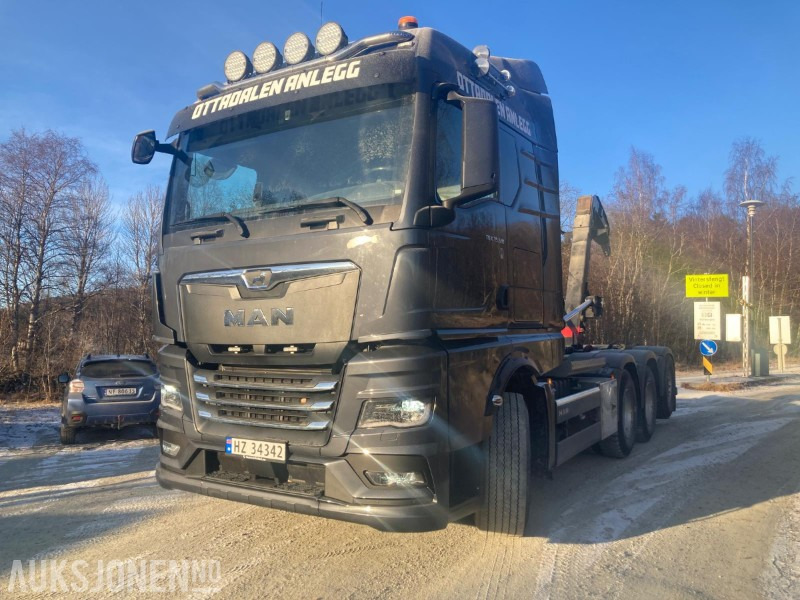 2021 MAN TGX krokbil med dumperkasse og kranflak. 8X4 EURO 6 - Haakarmsysteem vrachtwagen: afbeelding 3 2021 MAN TGX krokbil med dumperkasse og kranflak. 8X4 EURO 6 - Haakarmsysteem vrachtwagen: afbeelding 3