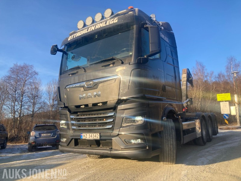 2021 MAN TGX krokbil med dumperkasse og kranflak. 8X4 EURO 6 - Haakarmsysteem vrachtwagen: afbeelding 4 2021 MAN TGX krokbil med dumperkasse og kranflak. 8X4 EURO 6 - Haakarmsysteem vrachtwagen: afbeelding 4