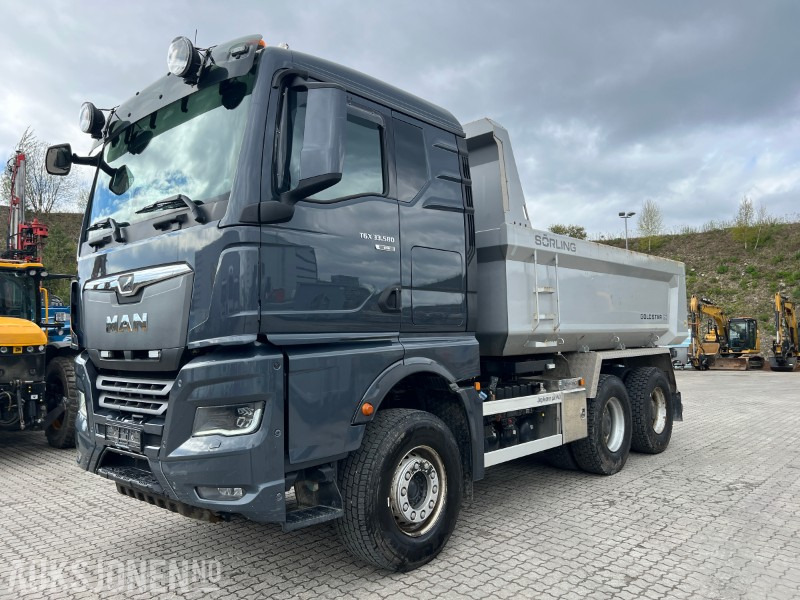 2022 MAN TGX 33.580 6x4 m/Sørling dumperkasse - Kipper vrachtwagen: afbeelding 1 2022 MAN TGX 33.580 6x4 m/Sørling dumperkasse - Kipper vrachtwagen: afbeelding 1