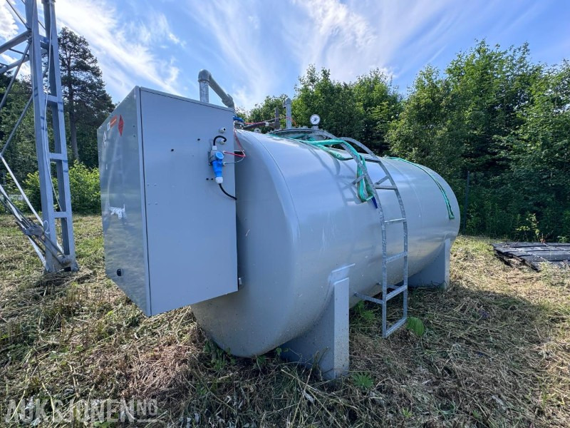 Bouwmaterieel 2022 Veratank 10.000 Liter - Dieseltank - Ståltank med dobbelvegg - HDM 80 eco Box - Piusi slangetrommel 10 m slange - OCIO Overfyllingsvern: afbeelding 1